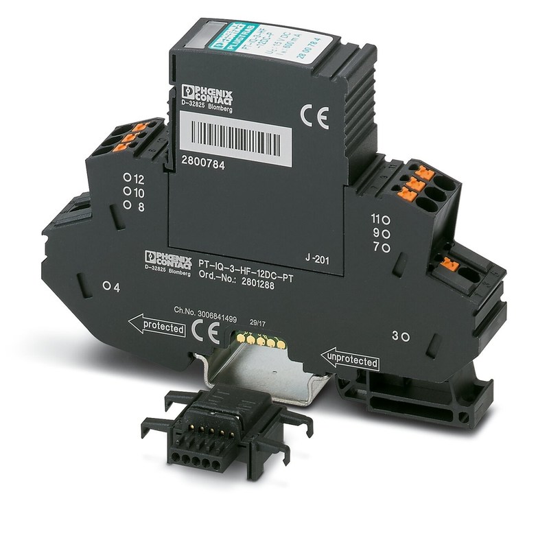 PT-IQ-3-HF-12DC-PT 전압 보호기 등급 전압 12V DC 4극 보호 장치