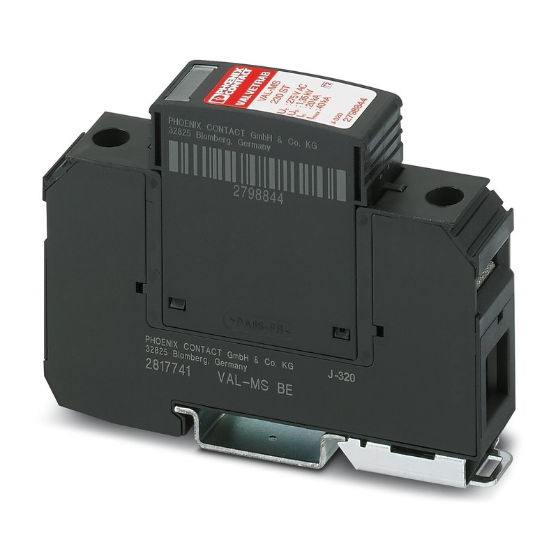 VAL-MS 230 2형 전압 보호기 2극과 230V AC 장시간 보호