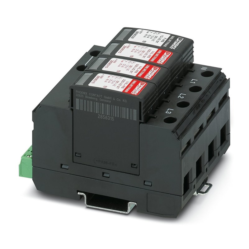 VAL-MS 320/3 1/FM-UD 4극, 320V AC 등급 전압 2형 전압 보호기