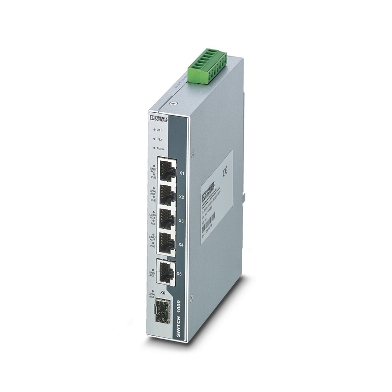 EtherNet/IP 산업용 이더넷 스위치 FL SWITCH 1001T-4POE-GT-SFP IP65 보호 수준