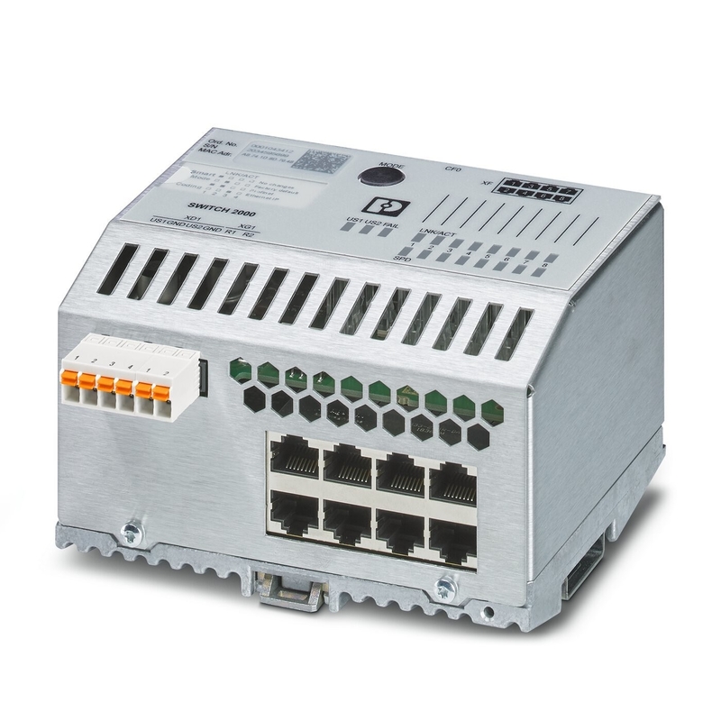산업 이더넷 스위치 FL SWITCH 2408 IP65 보호 수준 및 이더넷/IP 네트워크