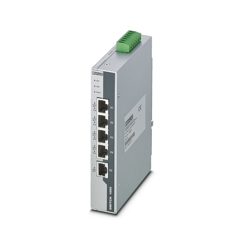 FL SWITCH 1001T-4POE-GT 안정적이고 안전한 네트워크용 산업 이더넷 스위치