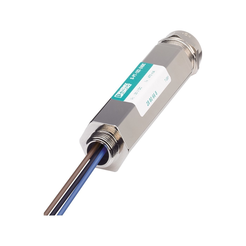 24V DC 등급 전압 급류 보호기 1/2&quot; 피닉스 접촉 S-PT-1X2-24DC-1/2