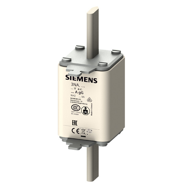 시멘스 3NA3240 LV HRC 퓨즈 링크 GL/GG 전면 지표 크기 2 AC 500V/DC 440V